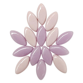 Glasblad Art, Lilac Mix, 50 g