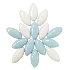 Glasblad Art, Pastel Blue Mix, 50 g