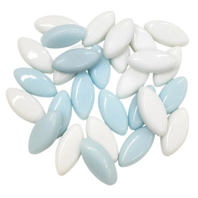 Glasblad Art, Pastel Blue Mix, 50 g