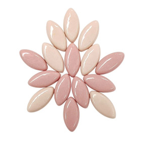 Glasblad Art, Pink Mix, 50 g