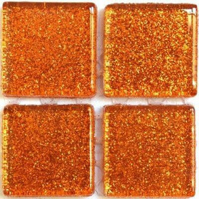 Glitter 20 mm, Burnt Orange, 49 bitar
