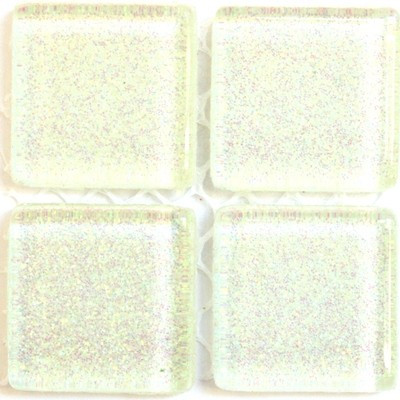 Glasmosaik Glitter 20 mm, Snowflake, ark