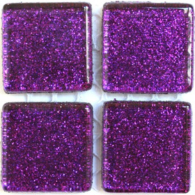 Glitter 20 mm, Violet, ark