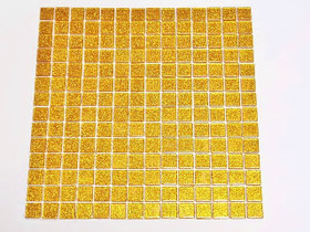 Glitter 20 mm, Gold, ark