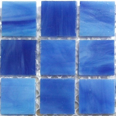 Lasimosaiikki Marmoroitu 20 mm, Dream Blue, 25 palaa
