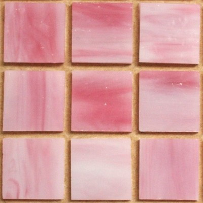 Glass Mosaic Marbled 20 mm, Sugar Plum, 25 Tiles