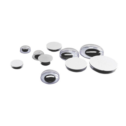 Plastic wiggle eyes, 5 pairs