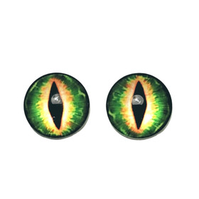 Lizard's eyes, 12mm, 2 pcs, num. 3
