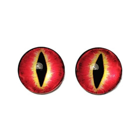 Lizard's eyes, 12mm, 2 pcs, num. 5