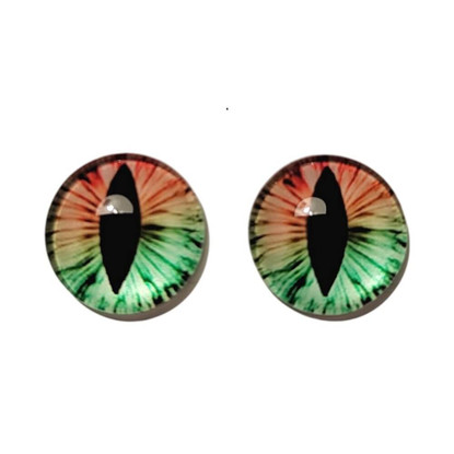 Lizard's eyes, 12mm, 2 pcs, num. 6