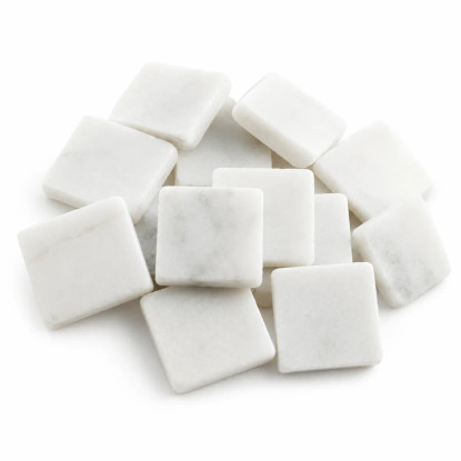 Marmor 10 mm, Bianco Carrara, 1 kg