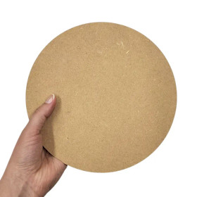 MDF-bas cirkel, 20 cm