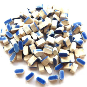 Mikromosaiikki – Bright Blue, Ovaalit, 5 g