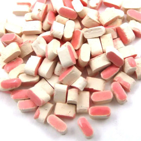 Mikromosaiikki – Bright Pink, Ovaalit, 5 g