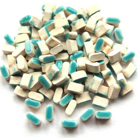 Mikromosaiikki – Bright Teal, Ovaalit, 5 g