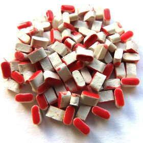 Mikromosaiikki – Tomato Red, Ovaalit, 5 g