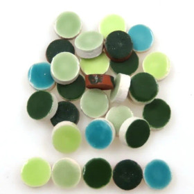Mikrocirkel 8 mm, Green Mix, 5 g