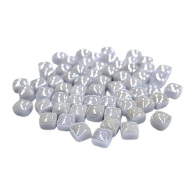 Mikrokuber, Iriserande Alabaster 10 g
