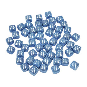 Mikrokuber, Iriserande Lake Blue 10 g