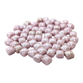Mikrokuber, Iriserande Pink 10 g