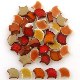 Mikrokuvio 8 mm, Scale, Orange Mix, 5 g