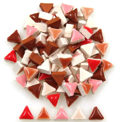 Micro Triangle 5 mm, Red Mix, 5 g