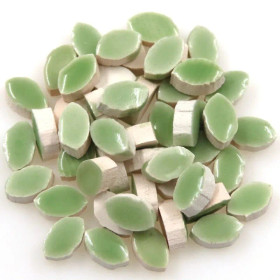 Mikrokronblad 8 mm, Soft Green, 5 g