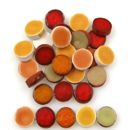 Micro Round 8 mm, Orange Mix, 5 g