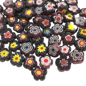 Millefiori, Flower Purple Mix, 25 g