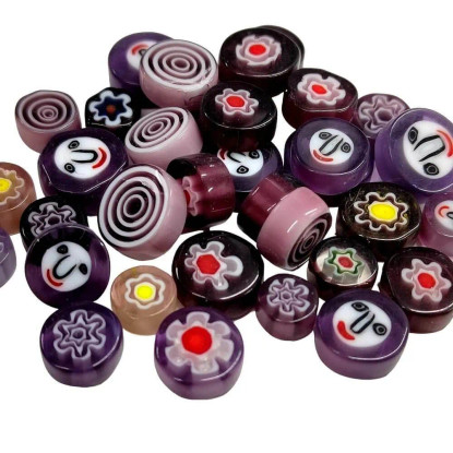 Millefiori, Purple Mix, 25g