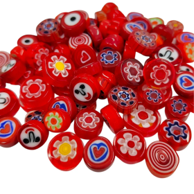 Millefiori, Red Mix, 25 g