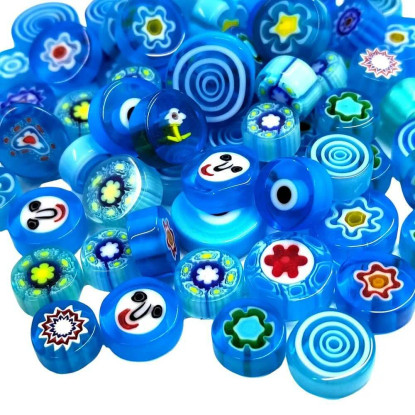 Millefiori, Turquoise Mix, 25 g