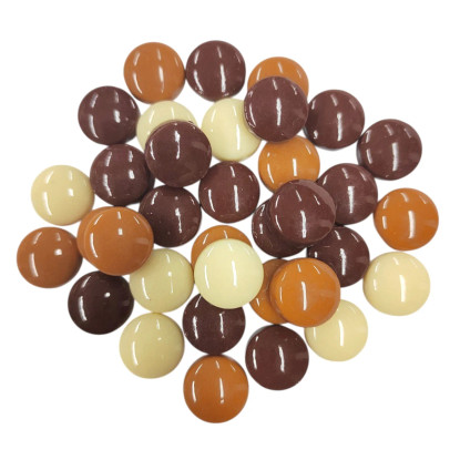Minihelmet 12 mm, Brown–Cream Mix, 200 g