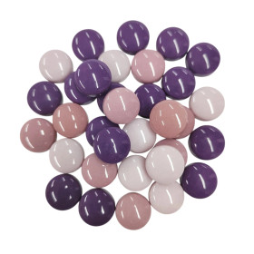 Mini Gems 12 mm, Violet Mix, 50 g
