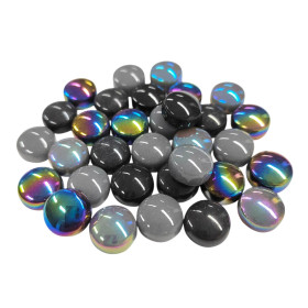 Mini Gems 12 mm, Black Magic, 50 g