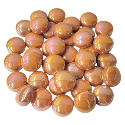 Minipärlor, Pärlemor, Apricot, 200g