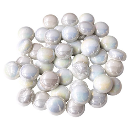 Mini Gems, Pearlised, Snow Pearl, 50g