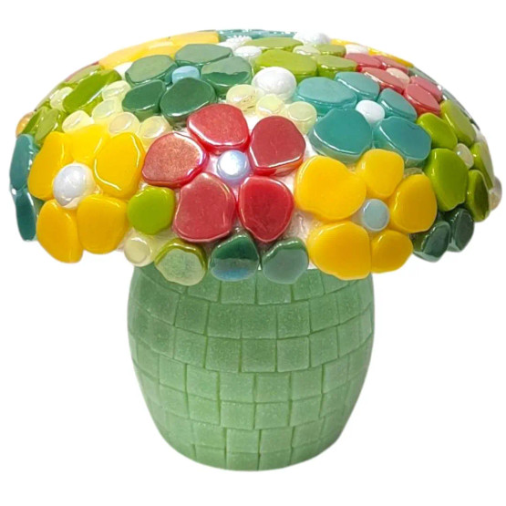 Flower Mushroom, Green, DIY
