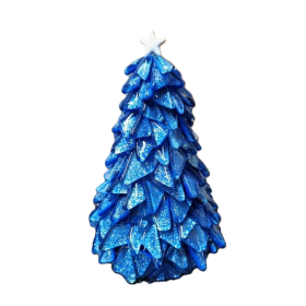 Glitter Tree, Blue Crystal, DIY