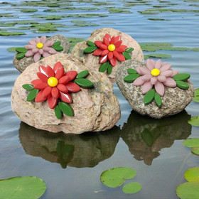 Water lilies, 4 pcs, DIY 