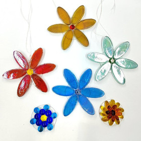 Plastic disc, 5 cm, 4 pcs