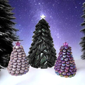 Mosaic Trees, Magic, 3 pcs