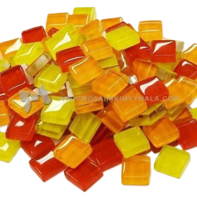 Mini Crystal, Yellow-Red Mix, 150g