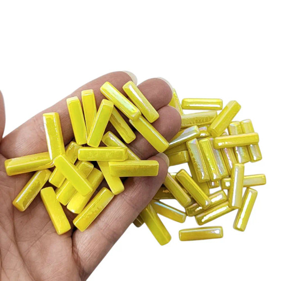 Lasitikut, Iridisoitu Yellow 50 g