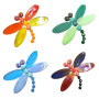 Dragonflies, 4 pcs + glue, DIY