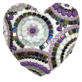 Mosaiikkisydän, Purple, DIY