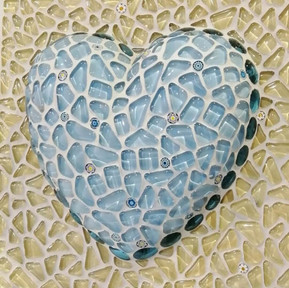 Hjärtatavla i mosaik, bild 2