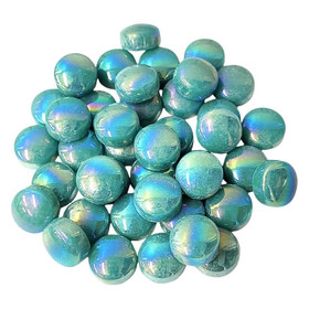 Minipärlor, Pärlemor, Teal, 200g