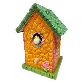 Fågelholk, Orange, DIY