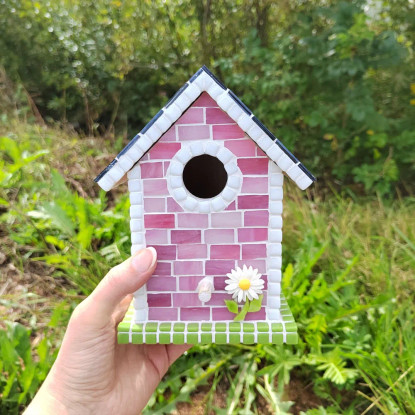 Birdhouse, Pink, DIY